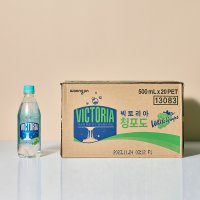 웅진식품 빅토리아 탄산수 청포도 500ml 20개