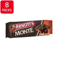 Arnotts Monte 아노츠 몬테 초콜릿 비스킷 호주 과자 스낵 200g 8팩