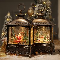 LED 무드등 블루투스 오르골 마을 산타 눈사람 크리스마스 선물 워터볼 인테리어 장식