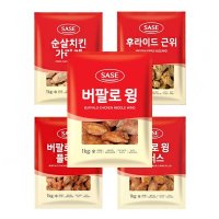 사세 버팔로윙1kg 순살치킨가라아게 버팔로스틱 에어프라이어 치킨텐더 후라이드근위