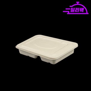 펄프도시락3칸/DP-03-S 펄프뚜껑세트