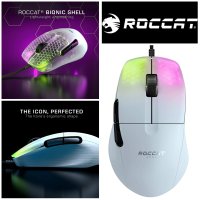 로켓 콘 프로 게이밍 마우스 ROCCAT 화이트