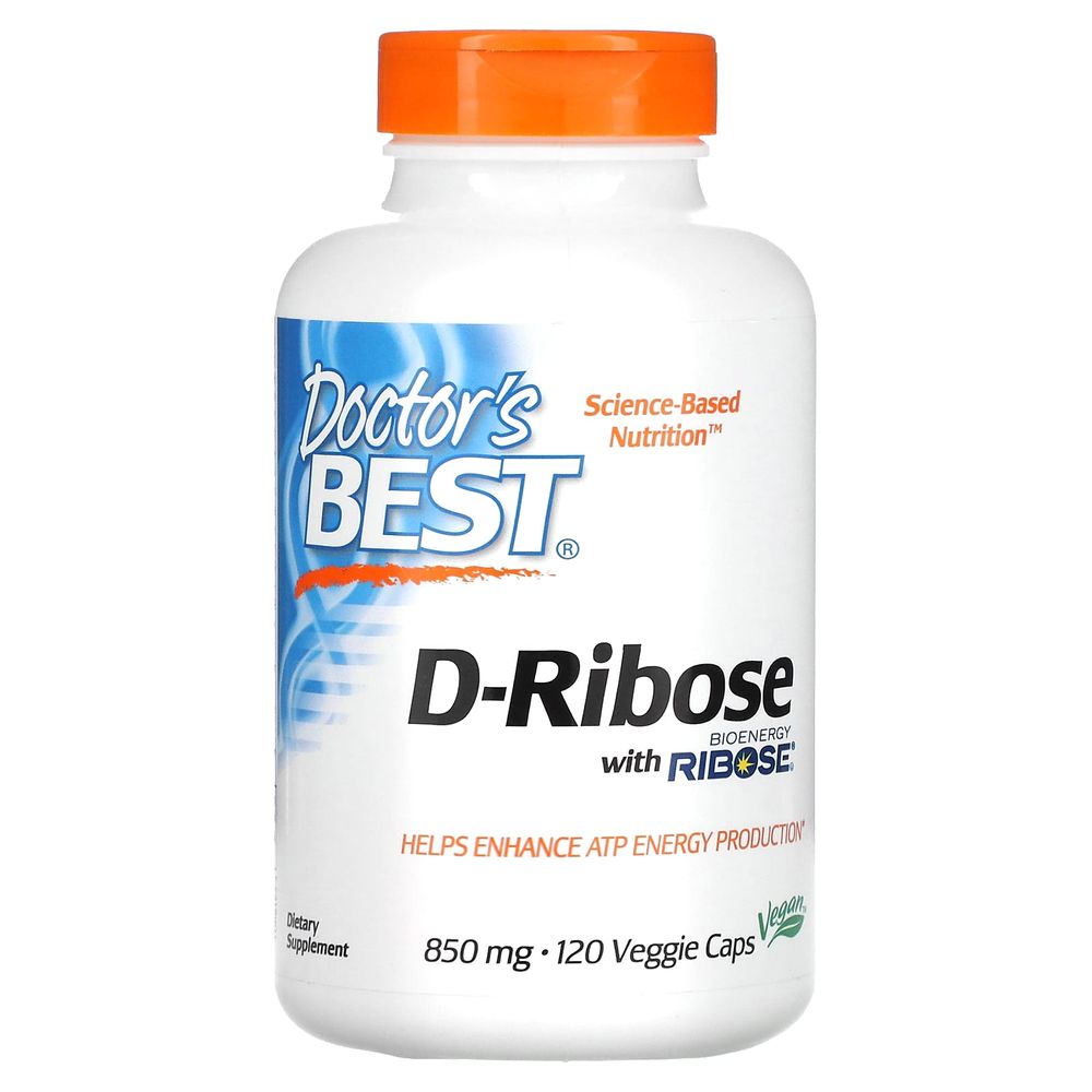 닥터스베스트 D 리보스 위드 바이오<b>에너지</b> 리보스 850mg 120베지캡슐