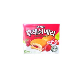 오리온 후레쉬베리 딸기 336g 12개입 8박스