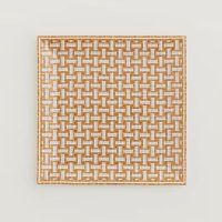 에르메스 모자이크 골드 사각접시 4번 Hermes Mosaique Square Plate