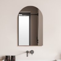 온미러 아치형 거울 노프레임 벽걸이 욕실 벽에 붙이는 인테리어 화장대 미용실