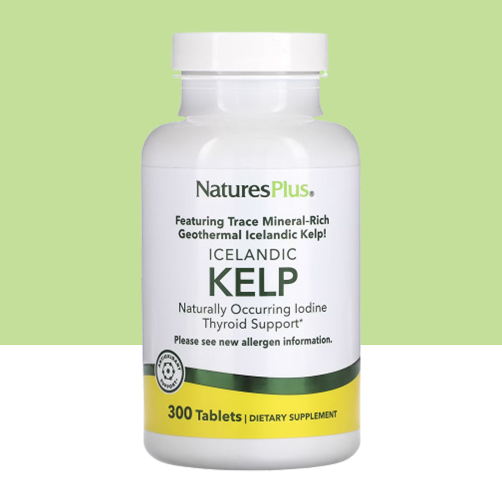 네이처스플러스 <b>아이슬란드 켈프</b> 요오드 300정 아이스랜딕 아이오딘 해조류 갈조식물 다시마