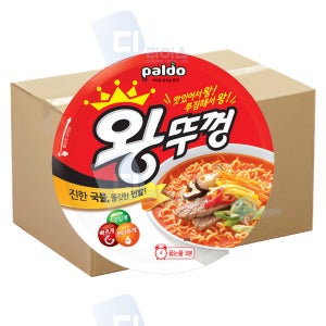 팔도 왕뚜껑 큰컵 110g 18개 컵라면 큰사발면 간식 해장