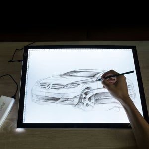 LED스케치북 A3크기 드로잉 웹툰 연습 복사 카피 보드 화방 교보재