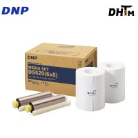 DNP DS620 디지털 포토프린트용 사진 인화지 4x6 6x8 공용 포토용지 1박스 2롤 800매입 프린터