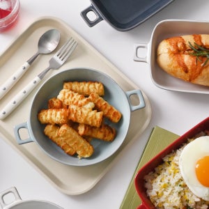 타마키 오븐 도자기 그라탕기 직사각 원형 4컬러