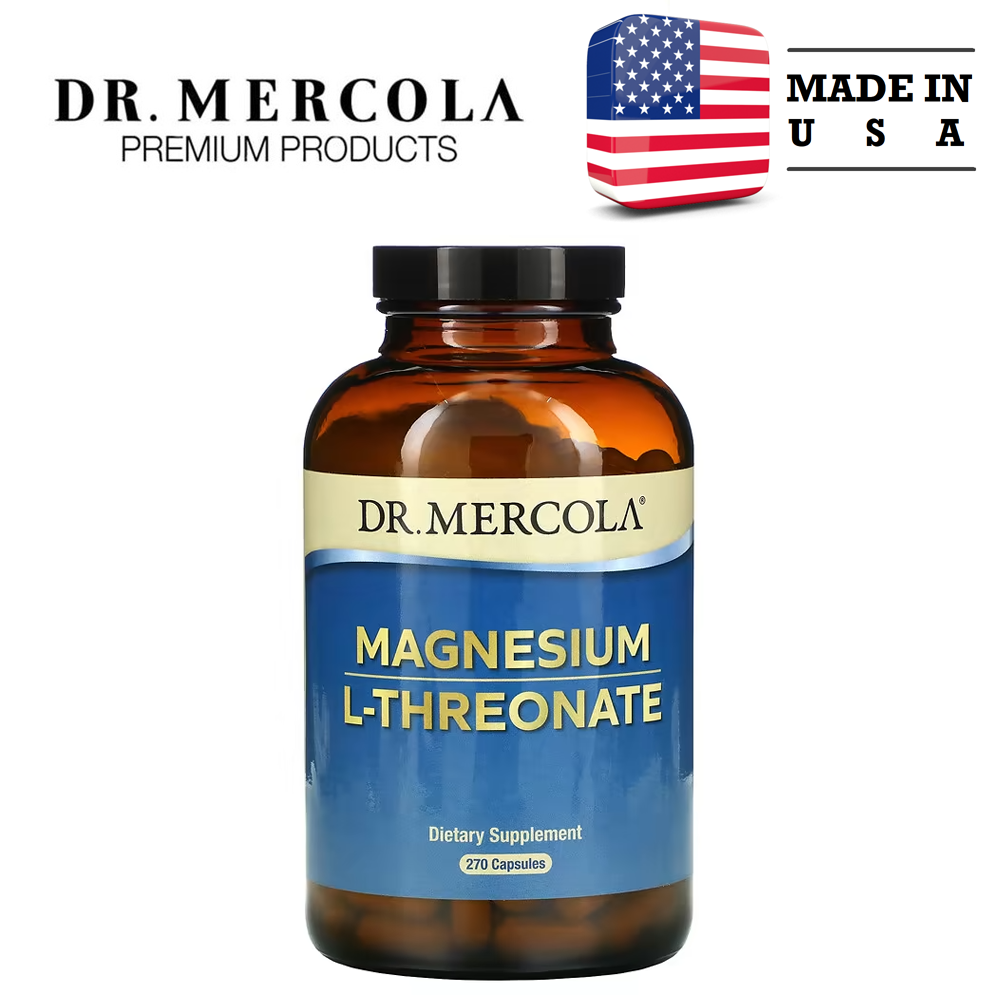 <b>Dr. Mercola</b> <b>닥터머콜라</b> 마그네슘-L-트레오네이트 캡슐 270정