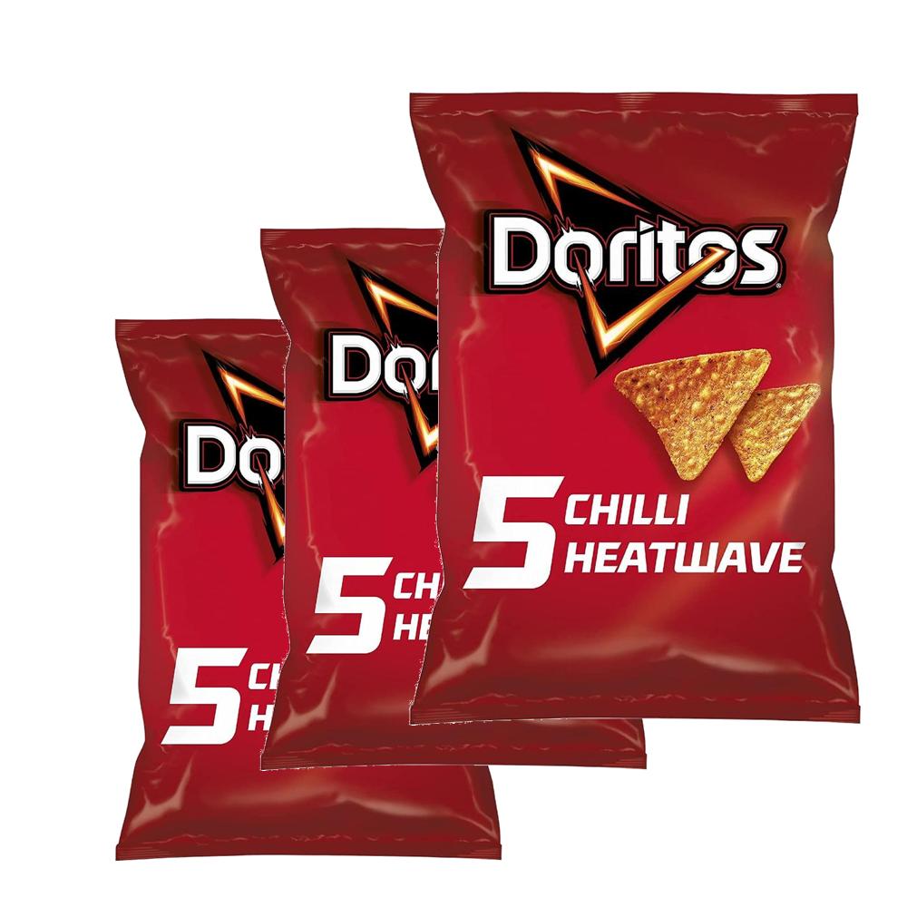 도리토스 칠리 히트웨이브 스낵 30g 5개 3팩 Doritos Chilli Heatwave