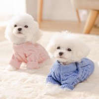 강아지 니트 조끼 강아지 스웨터 강아지옷 겨울 코트