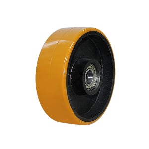 KCCY 핸드파렛트바퀴 포크리프트 180-70 주황색 우레탄바퀴 리프트바퀴