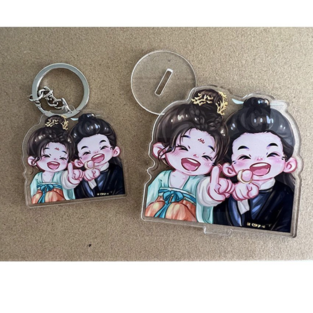 왕학체 굿즈 아크릴 키링 펜던트 창란결 왕허디 우서흔