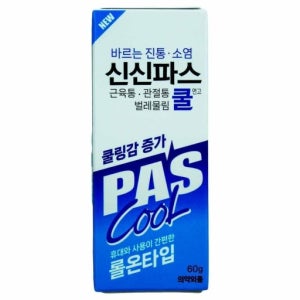 신신제약 바르는파스 롤온 쿨파스(60g)1개