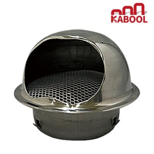갑을화스너 스텐 304 후드캡 50mm 건물 외벽 방풍형 배기구 환기구 캡