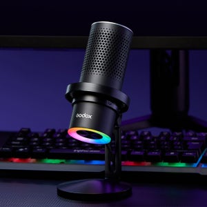 고독스 콘덴서 마이크 RGB USB 마이크 카디오이드 EM68X