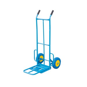 티렉스 카트 구르마 구루마 수레 2단 원형 파랑 에어바퀴 손수레