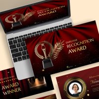 Awards 시상식 파워포인트 PPT 템플릿 (연말, 종무식, 시무식, 송년회, 어워드, 이벤트, 행사)