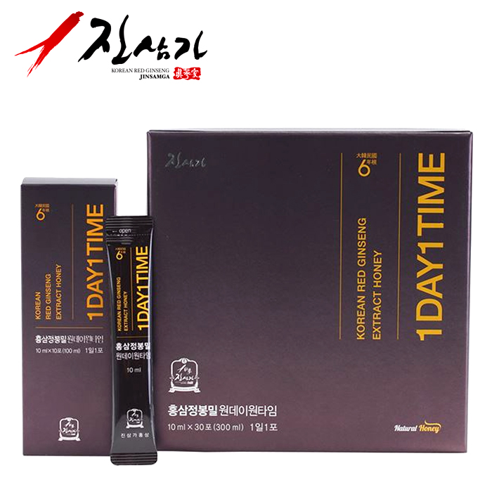 <b>진삼가</b> 홍삼정 봉밀 원데이원타임 10ml x 30포