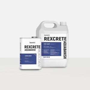 렉스크리트 아쿠아바니쉬 고성능 바닥 욕실 친환경 무광 코팅제 빈티지 인테리어 마감재