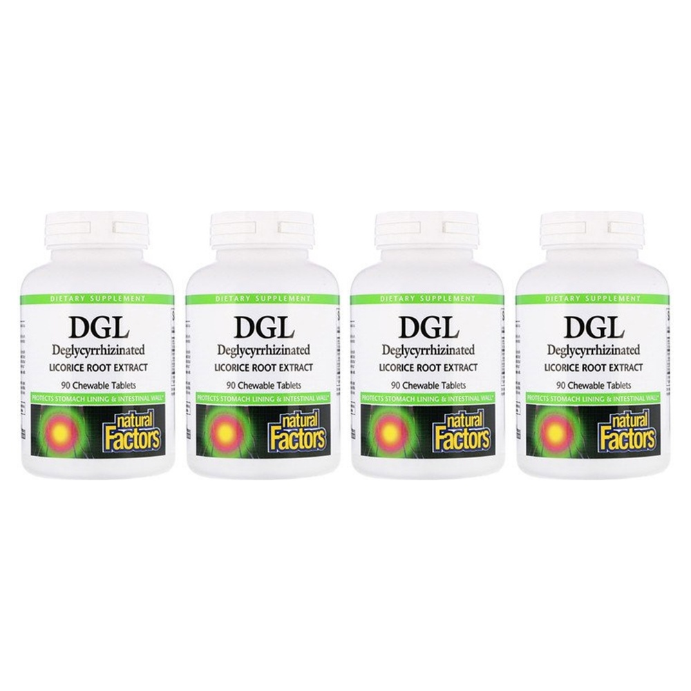 네추럴팩터스 <b>DGL 90정</b> 4팩