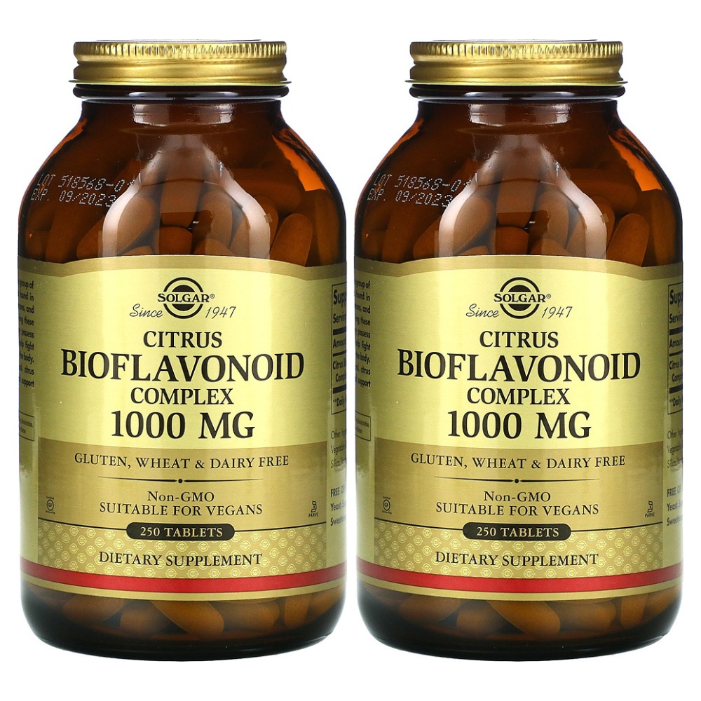 솔가 <b>시트러스 바이오 플라보노이드 컴플렉스 1000mg</b> 250정 2팩 Citrus