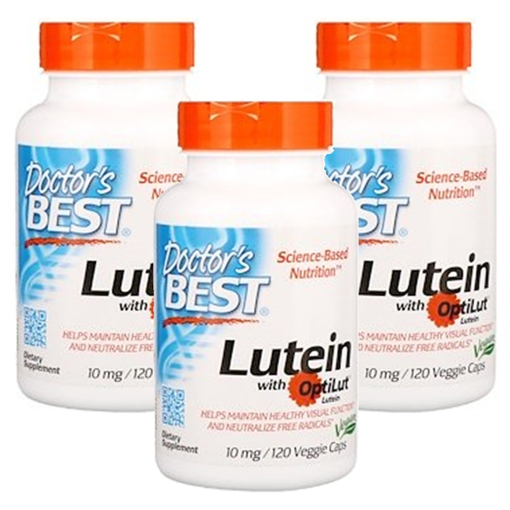 닥터스베스트 <b>루테인</b> 오피루트 10mg 120정 3팩 <b>Lutein</b> with OptiLut