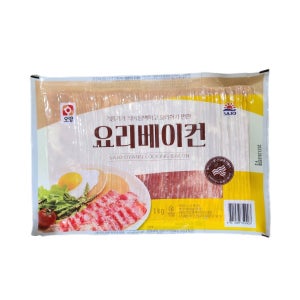사조오양 요리베이컨 1kg 도시락 반찬 볶음밥 기름기가 적은 베이컨