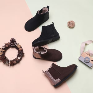 마리앤키즈 겨울 여아 첼시부츠 유아 아동 겨울 털 부츠