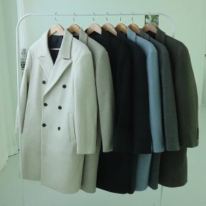 남자코트 울 겨울 오버핏 남자캐시미어코트