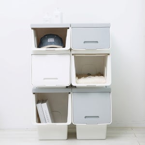 시스맥스 루맥스 슬라이딩리빙박스 슬림형 소형 펜트리수납함 옷 수납정리함