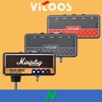 VITOOS MINIPLUG 비투스 미니플러그 일렉 기타 베이스 헤드폰 미니 앰프 세트