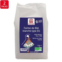 Celnat White wheat flour 셀낫 화이트 위트 밀 플라워 프랑스 밀가루 T65 1kg 2팩