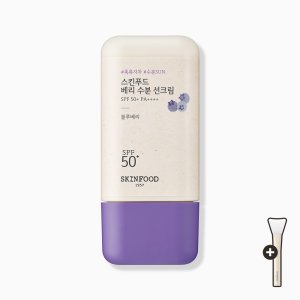 [스킨푸드] 베리 유기자차 수분 선크림 50ml SPF50+ PA++++_수분으로 쫀득한 선 케어