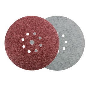 원형사포 벨크로타입 샌딩페이퍼 210mm / 8+1홀 / 24방