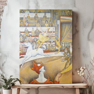 조르주 피에르 쇠라 인테리어 명화 그림 서커스 18호 50x70cm 캔버스액자
