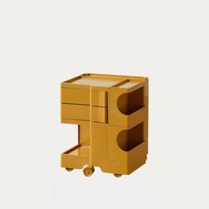 비라인 보비 트롤리 Boby Trolley 미용실 주방 웨건 카트 옐로우 2단 2칸