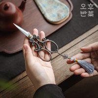 앤틱 차가위 다용도 미니 꽃 가위 다꾸 가위 다도 차시 보이차 차칼 차침 원예