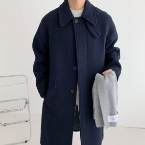 남자코트 오버핏 롱 겨울 울 발마칸코트