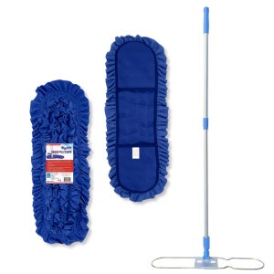 미라클디포 극세사 리스킹 물 밀대 걸레 마대 바닥 기름 대걸레 블루 세트