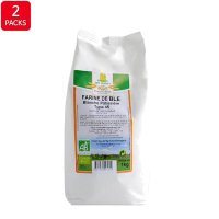 Moulin des Moines White wheat flour 물랭 데 무앙 화이트 위트 밀 플라워 프랑스 밀가루 T45 1kg 2팩