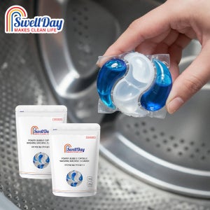 10+10 스웰데이 파워 버블 캡슐 세탁조 클리너 드럼 통돌이 세탁기 청소 10개입 2개