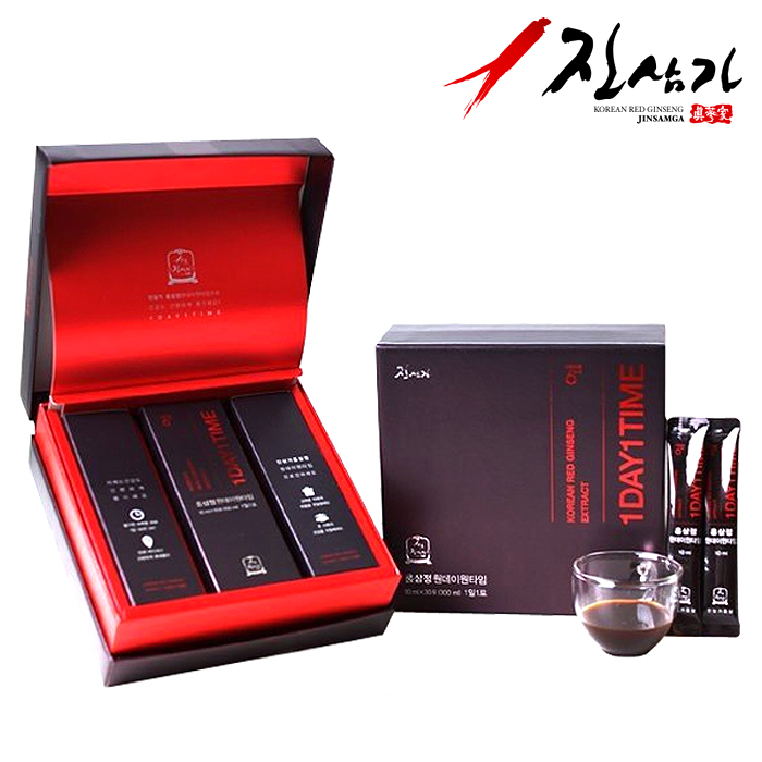 <b>진삼가</b> 6년근 홍삼정스틱 원데이원타임 10ml x 30포