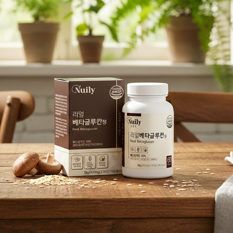 3세대 <b>베타글루칸</b> 미생물 버섯 <b>베타글루칸</b> 효모 <b>베타글루칸</b> 60정