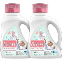 Dreft Baby Laundry Detergent 드레프트 스테이지2 베이비 액체 세탁세제 1.47L 2팩