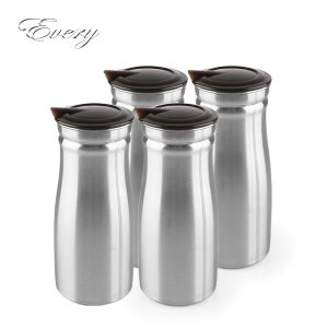 가정용 업소용 올 스텐 물병 0.8L 4P세트 냉장고 다이어트 보틀 카페물통