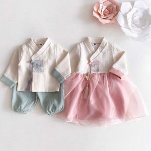 남아 여아 생활한복 3-13호 복주머니 돌아기 아동 키즈 어린이집 개량 설빔 5세 6세